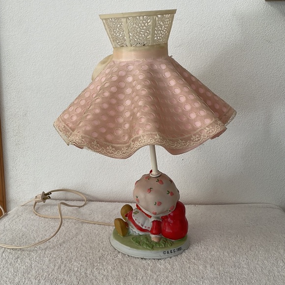 Vintage 1980s Strawberry Shortcake Lamp 16” Tall USED! Read Description! - Picture 5 of 9